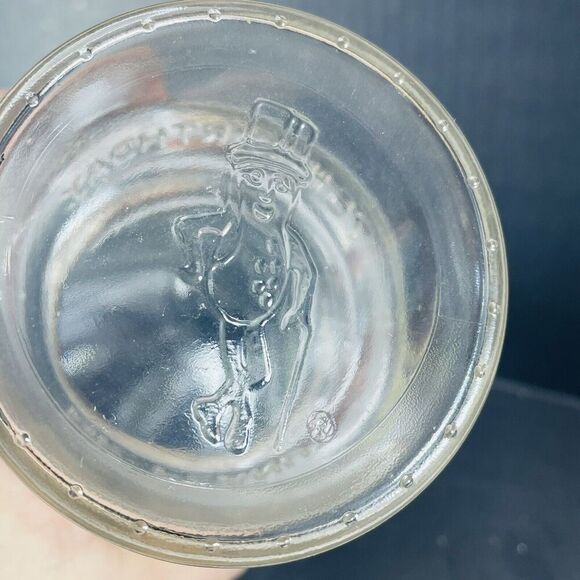 Mr Peanut Glass Jar Planters Peanuts 75th Birthday Anniversary Vintage With Lid - Picture 5 of 11